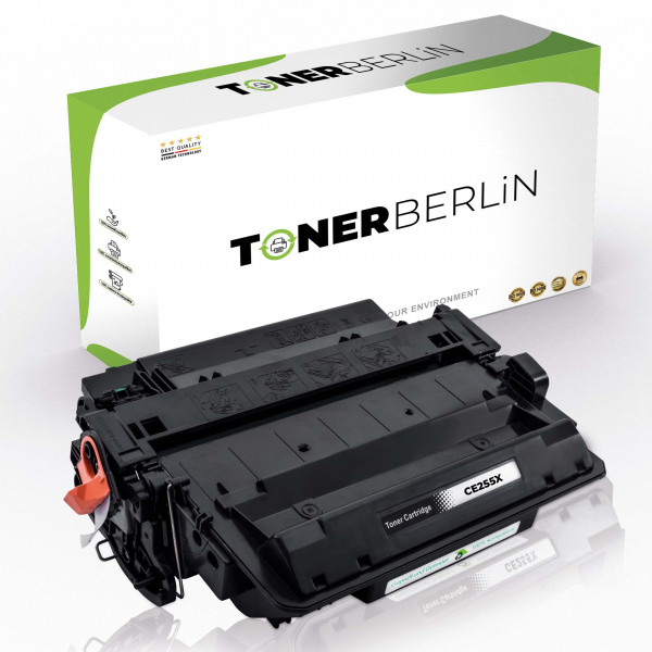 Rebuilt Toner kompatibel für HP CE255X / 55X Schwarz